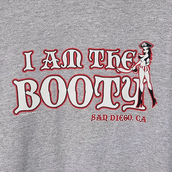 🆕️ Pirate Booty San Diego Gray Souvenir T-Shirt XL - Picture 3 of 3